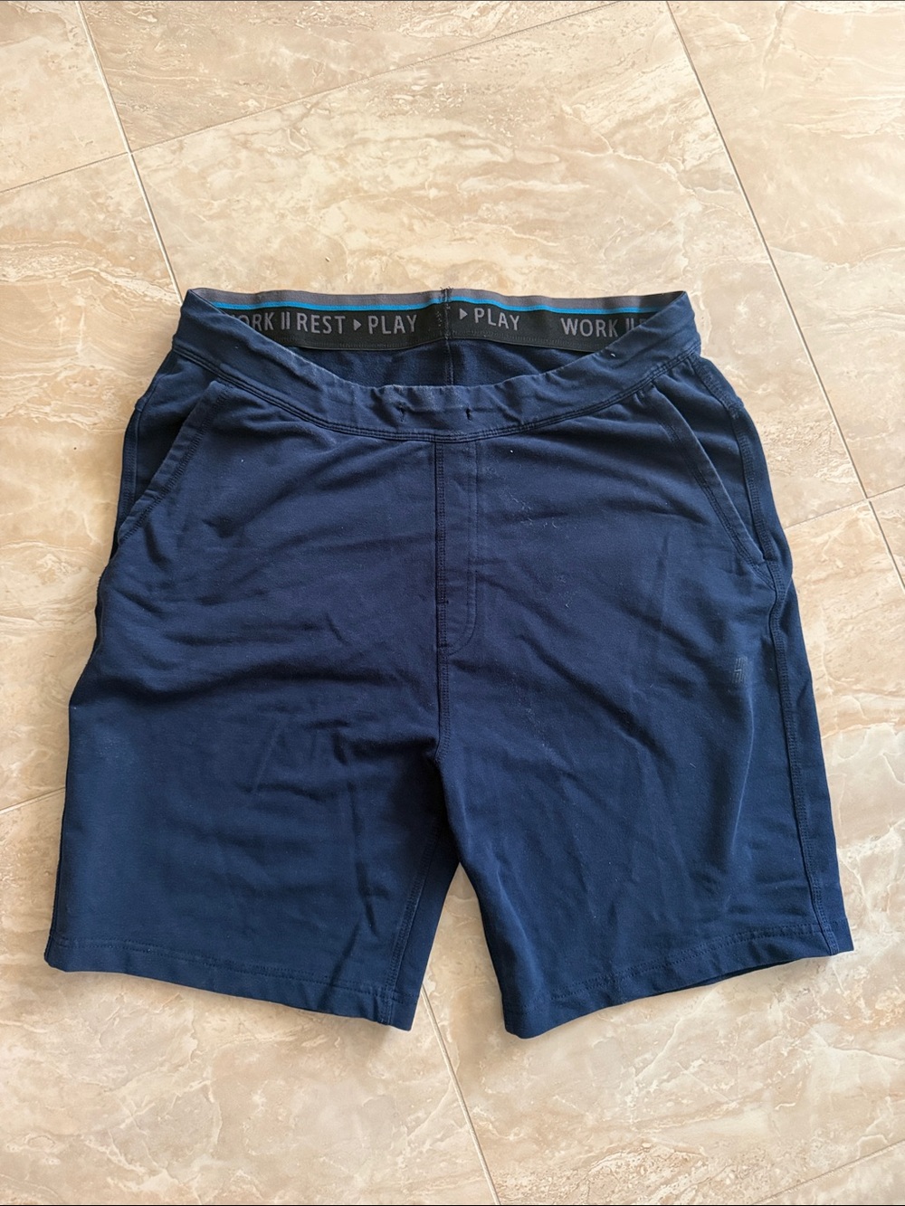 HRTG - Men's Navy Performance Lounge Shorts